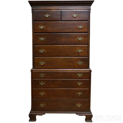 Antique Mahogany Chest on Chest