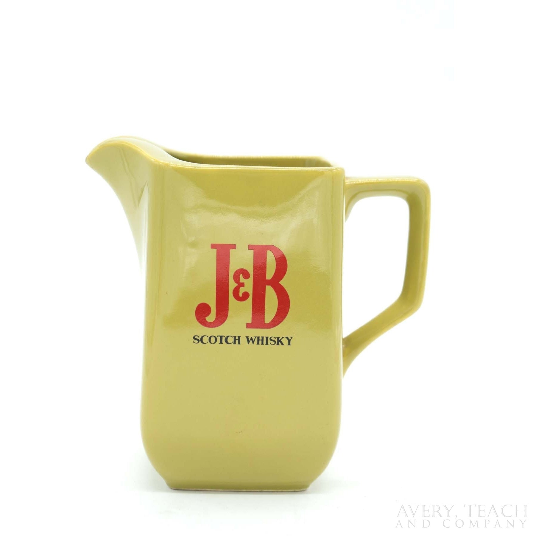 J & B Scotch Whiskey Pitcher - Avery, Teach and Co.