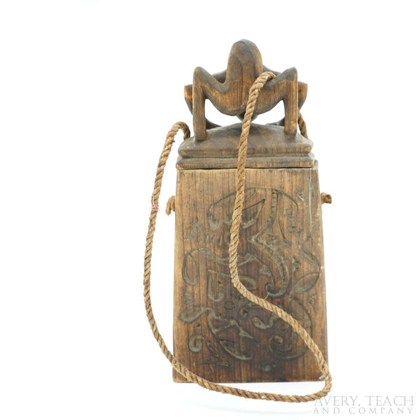 Hand Carved Wooden Tribal Box - Avery, Teach and Co.