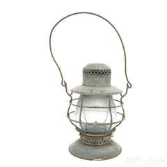 Antique Dietz No. 39 Standard New York Bell Bottom Railroad/Train Lantern - Avery, Teach and Co.