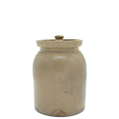 Antique Stoneware Crock Jug with Lid - Avery, Teach and Co.