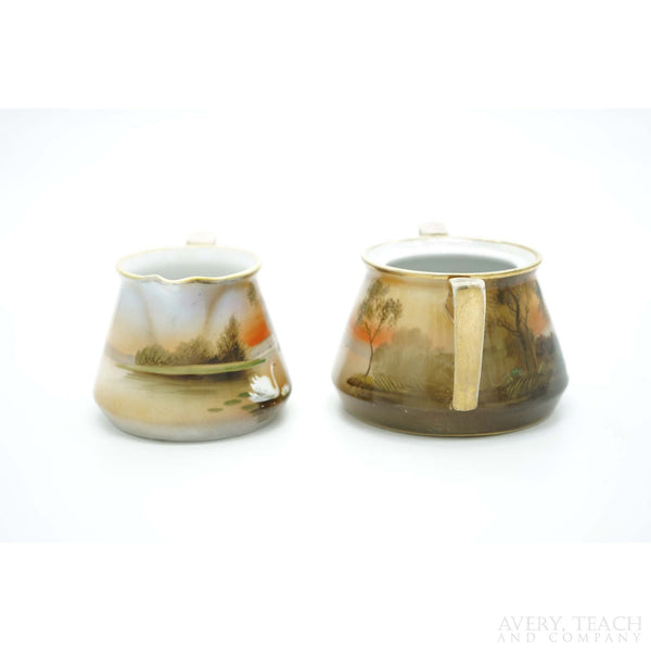 Cream and Sugar Bowl Nippon Set - Avery, Teach and Co.