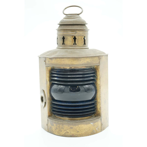 Antique Ship Corner Oil Lantern