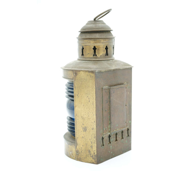 Antique Ship Corner Oil Lantern - Avery, Teach and Co.