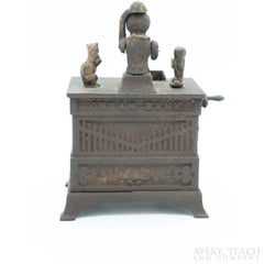 19th Century Kyser & Rex Cast Iron Organ Mechanical Bank - Avery, Teach and Co.