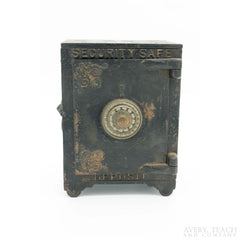 Cast Iron Security Safe Deposit Combo Coin Bank