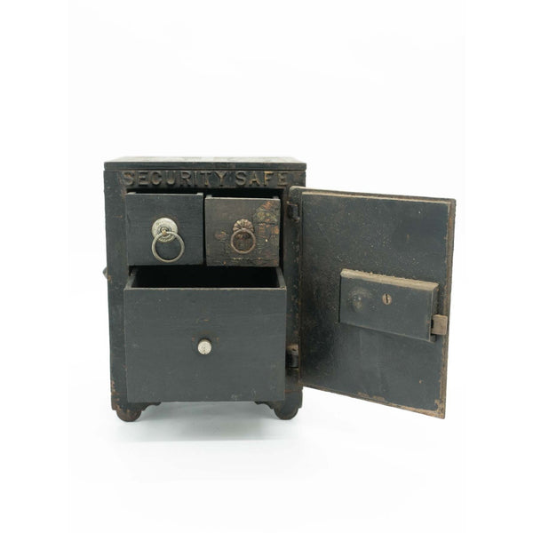 Cast Iron Security Safe Deposit Combo Coin Bank - Avery, Teach and Co.