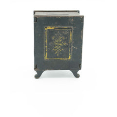Antique Original 1900's Junior Safe Deposit Cast Iron Bank - Avery, Teach and Co.