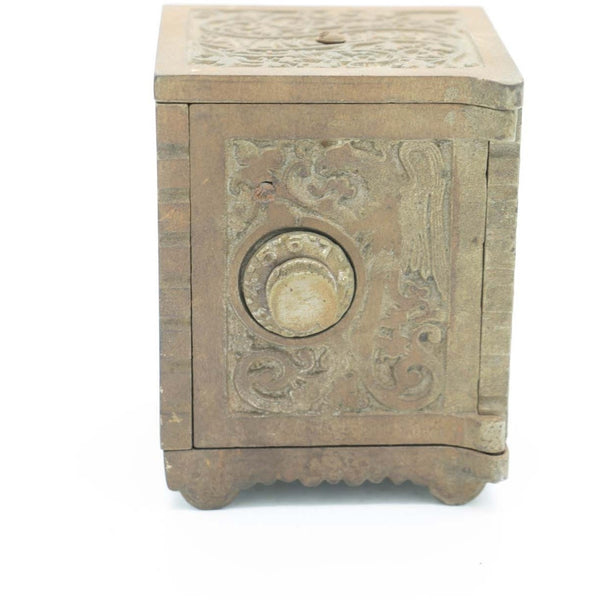 1900's Cast Iron Savings Bank Coin Safe