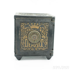 Antique Cast Iron Royal Safe Deposit Bank