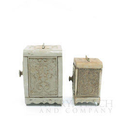 A Pair of Cast Iron Antique Combination Safe - Avery, Teach and Co.