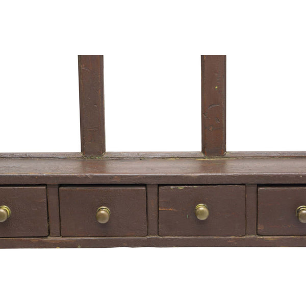 Primitive Wall Rack with Drawers - Avery, Teach and Co.