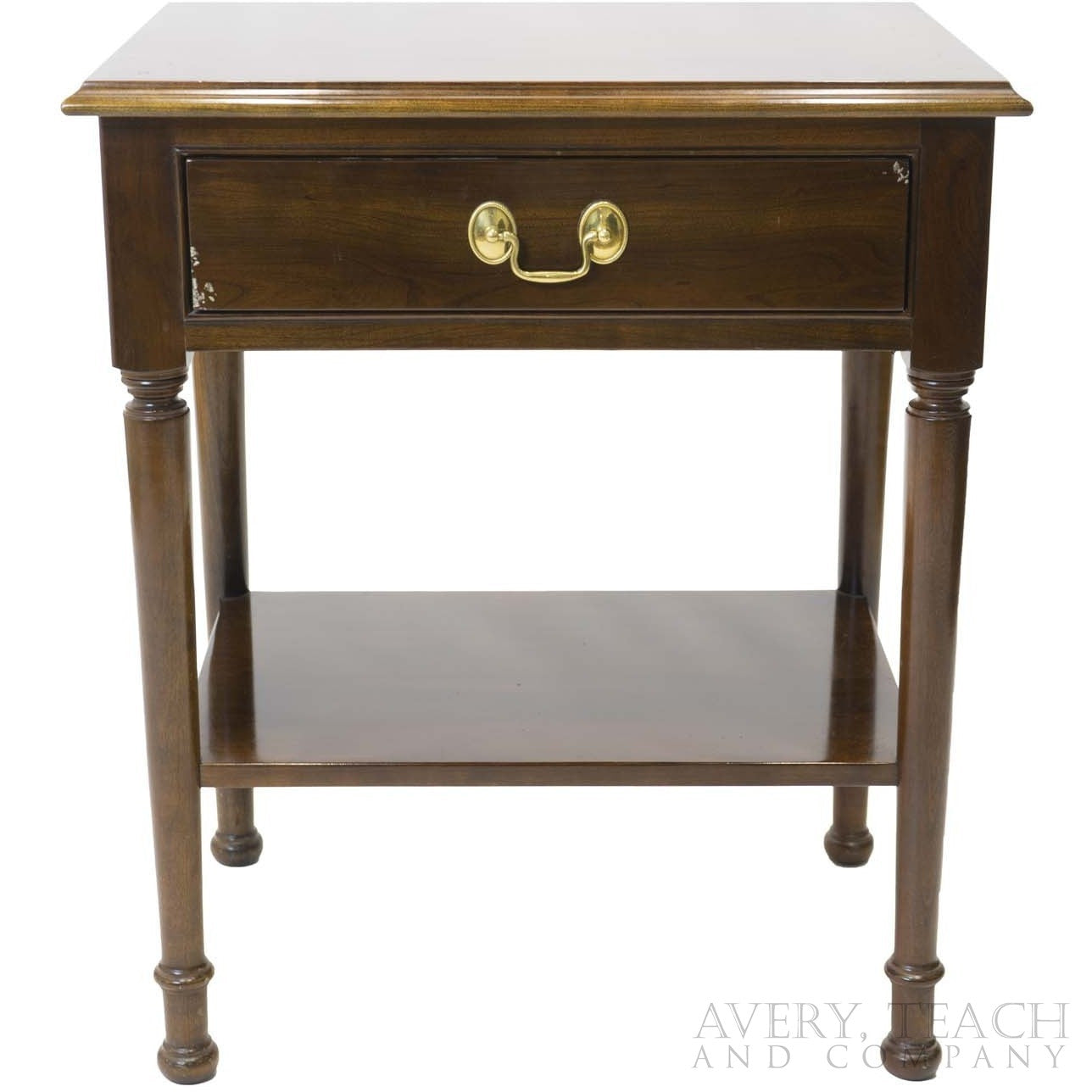 Leopold Stickley Original One-Drawer Side Table - Avery, Teach and Co.