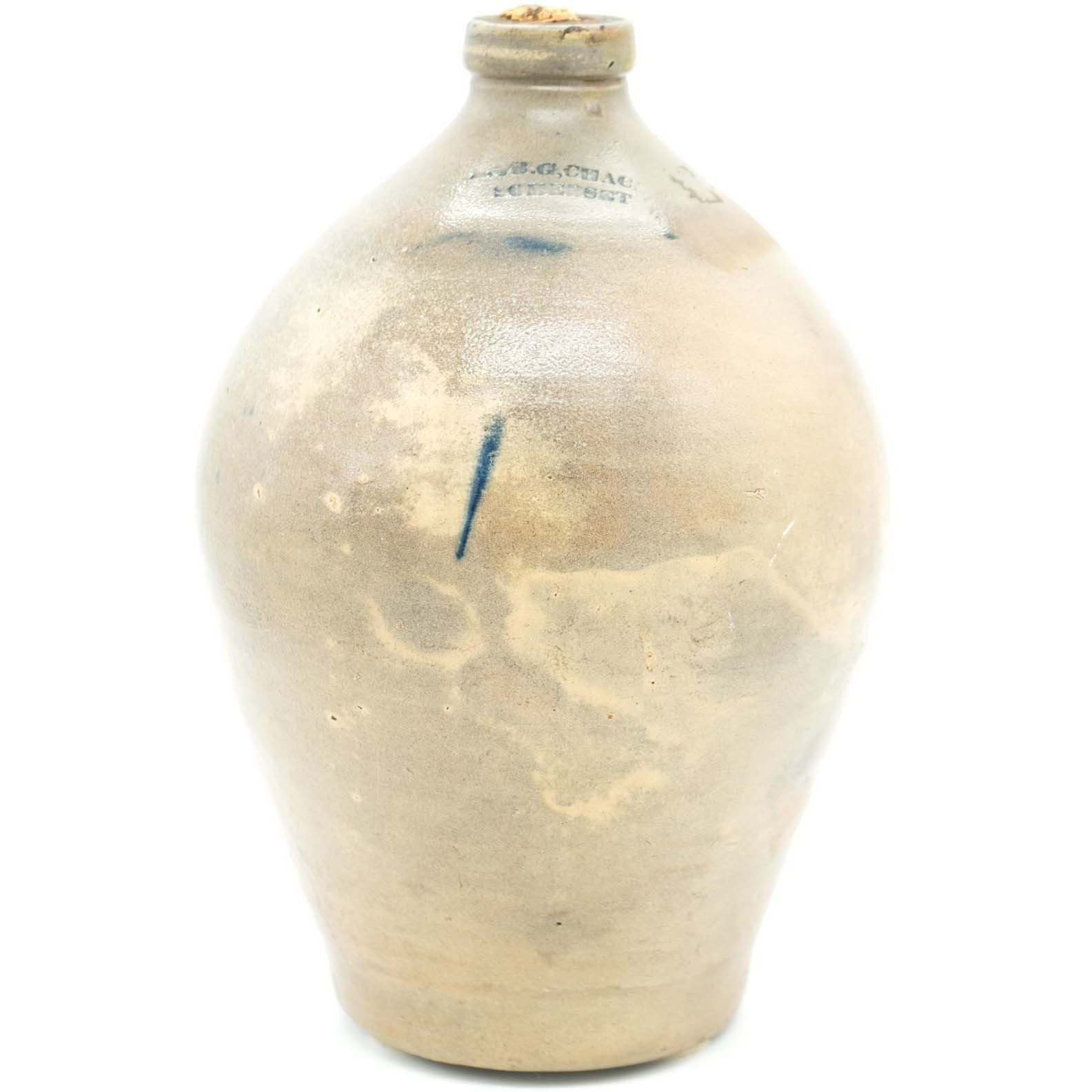 L & B.G. Chace Ovoid Crock Jug - Avery, Teach and Co.