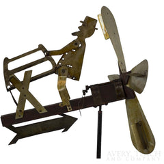 Folk Art Weathervane Whirligig - Avery, Teach and Co.