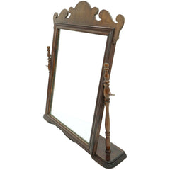 Antique Wood Vanity Mirror