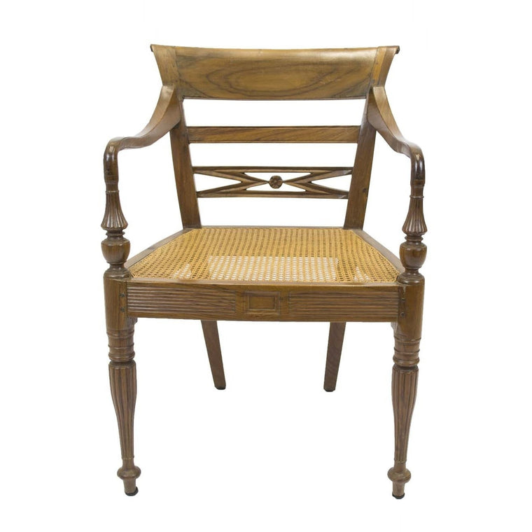 Antique Regency Side Arm Chair