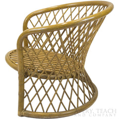 Mid-Century Modern Rattan Arm Chair - Avery, Teach and Co.