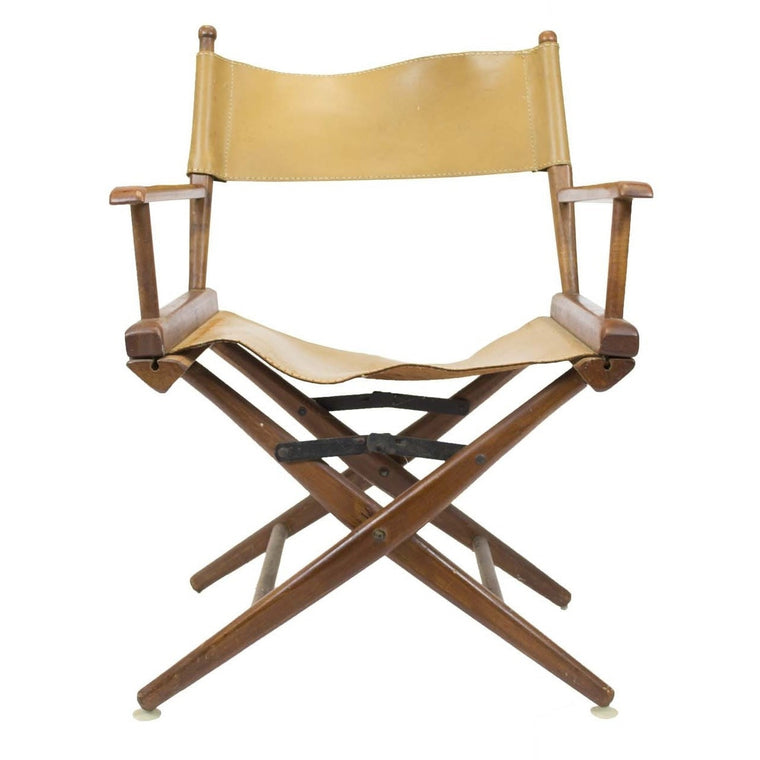 Vintage Mid-Century Modern Folding Director's Chair