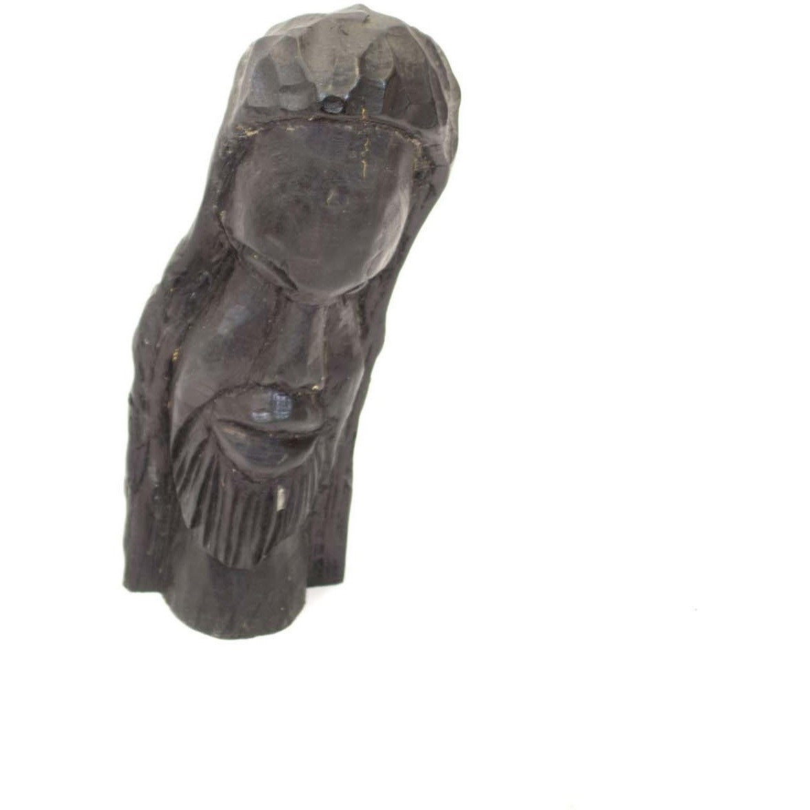 Hand Carved Wooden Head