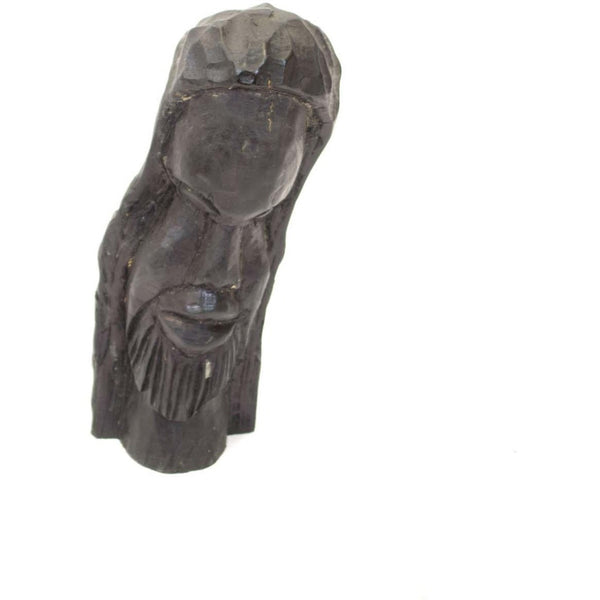 Hand Carved Wooden Head