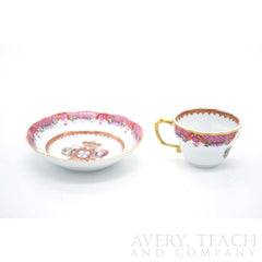 Armorial Cups and Saucers by NG - Avery, Teach and Co.
