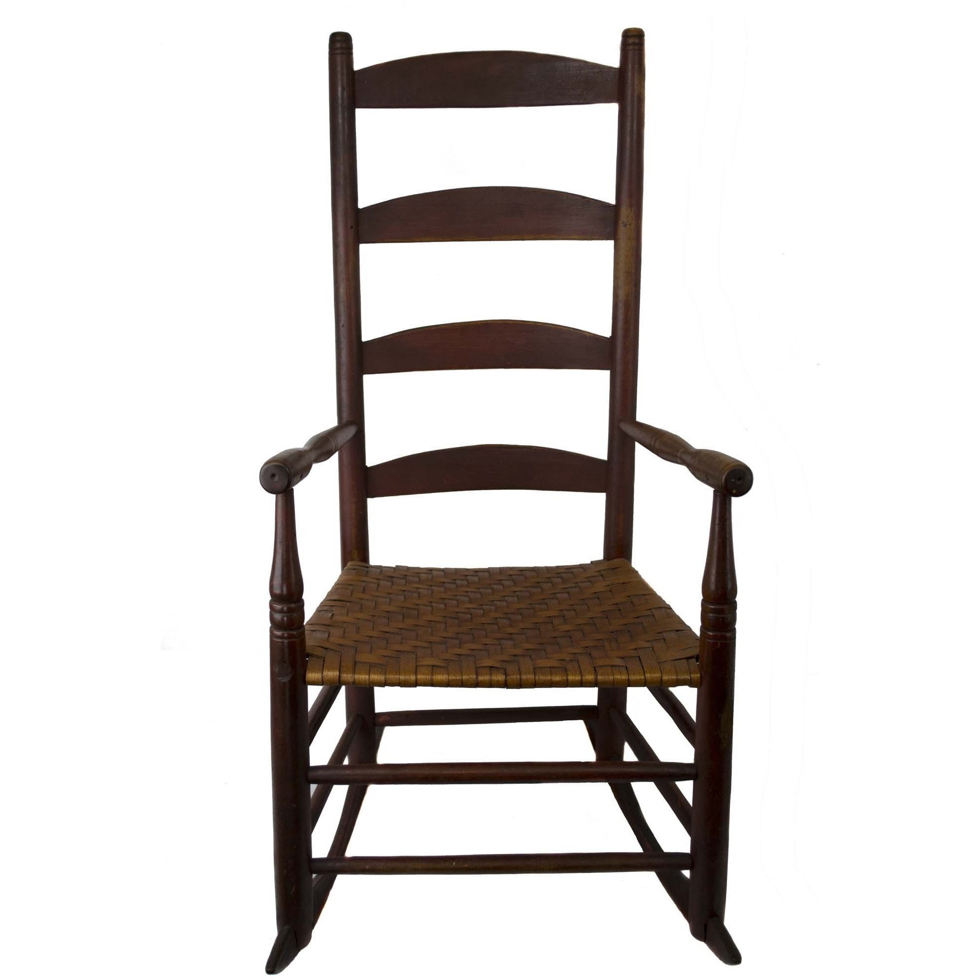 Vintage Shaker Ladder Back Rocking Chair