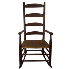Vintage Shaker Ladder Back Rocking Chair