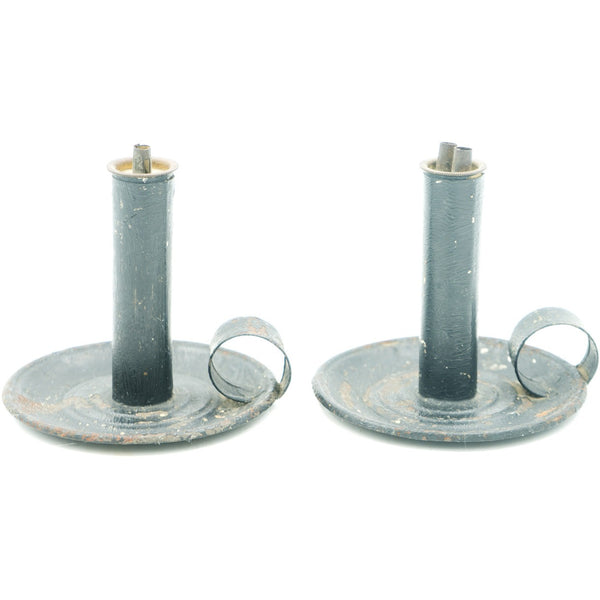 Small Chamber Style Hogscraper Candlesticks