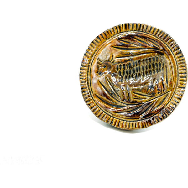 Glazed Cow Butter Print