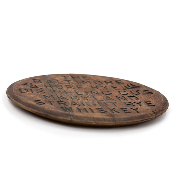 Baltimore Pure Rye Distilling Co. Barrel Lid