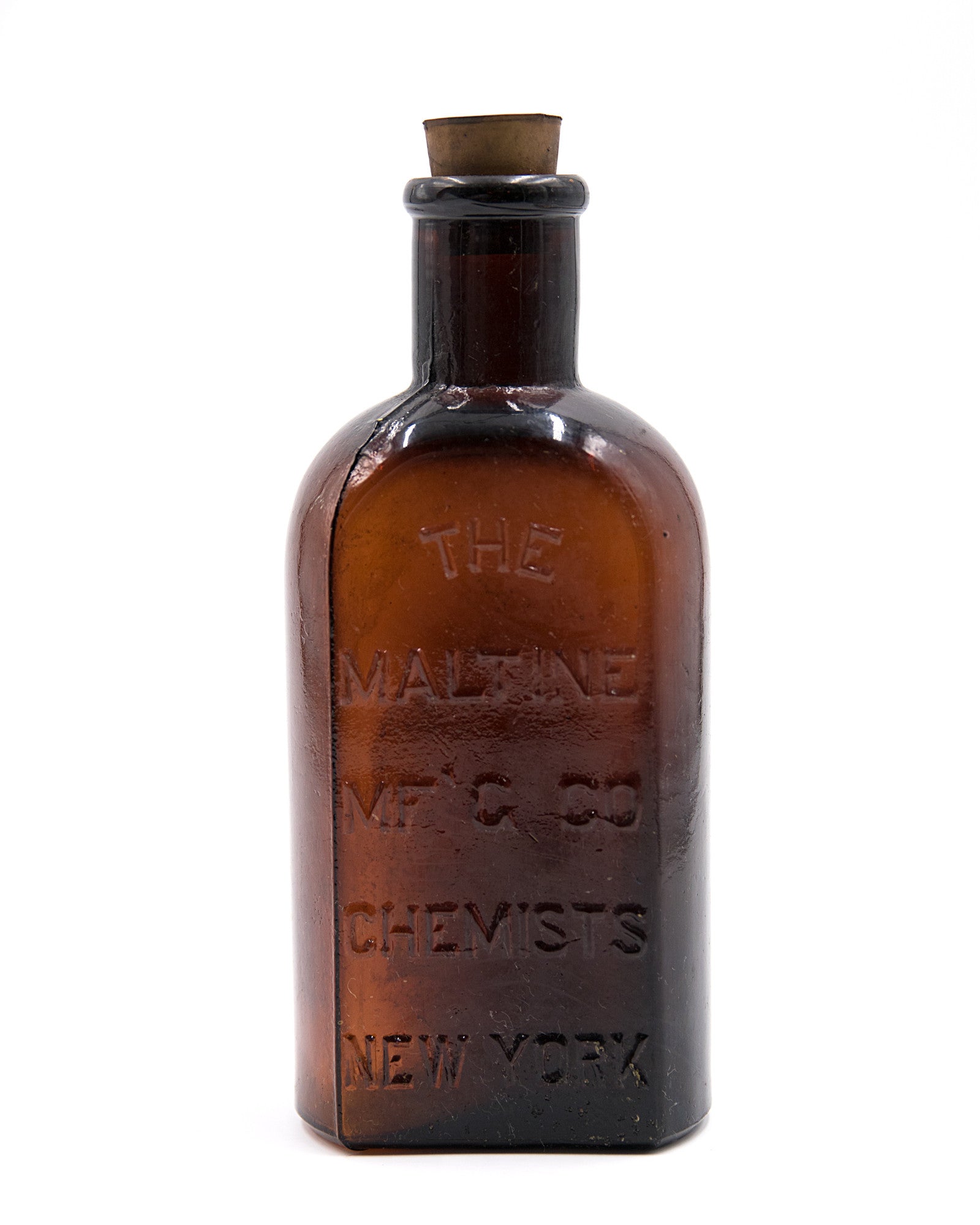 Glass Bottle - The Maltine MF'G Co Chemists, New York