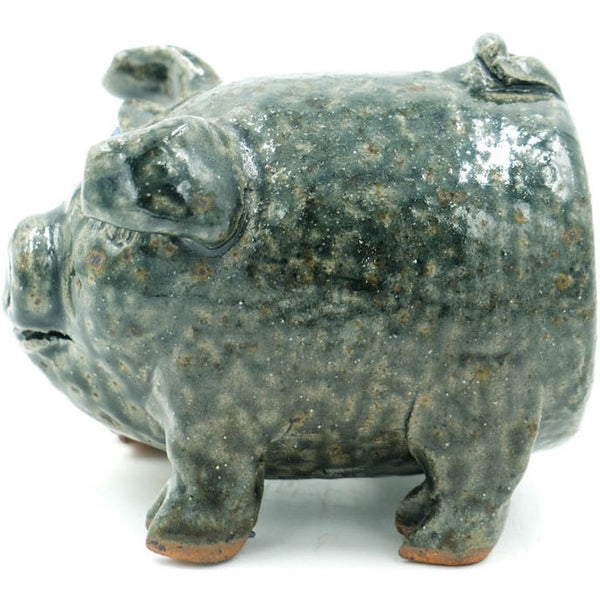 Modern Pig Glazed Sewer Tile Sculpture - Avery, Teach and Co.