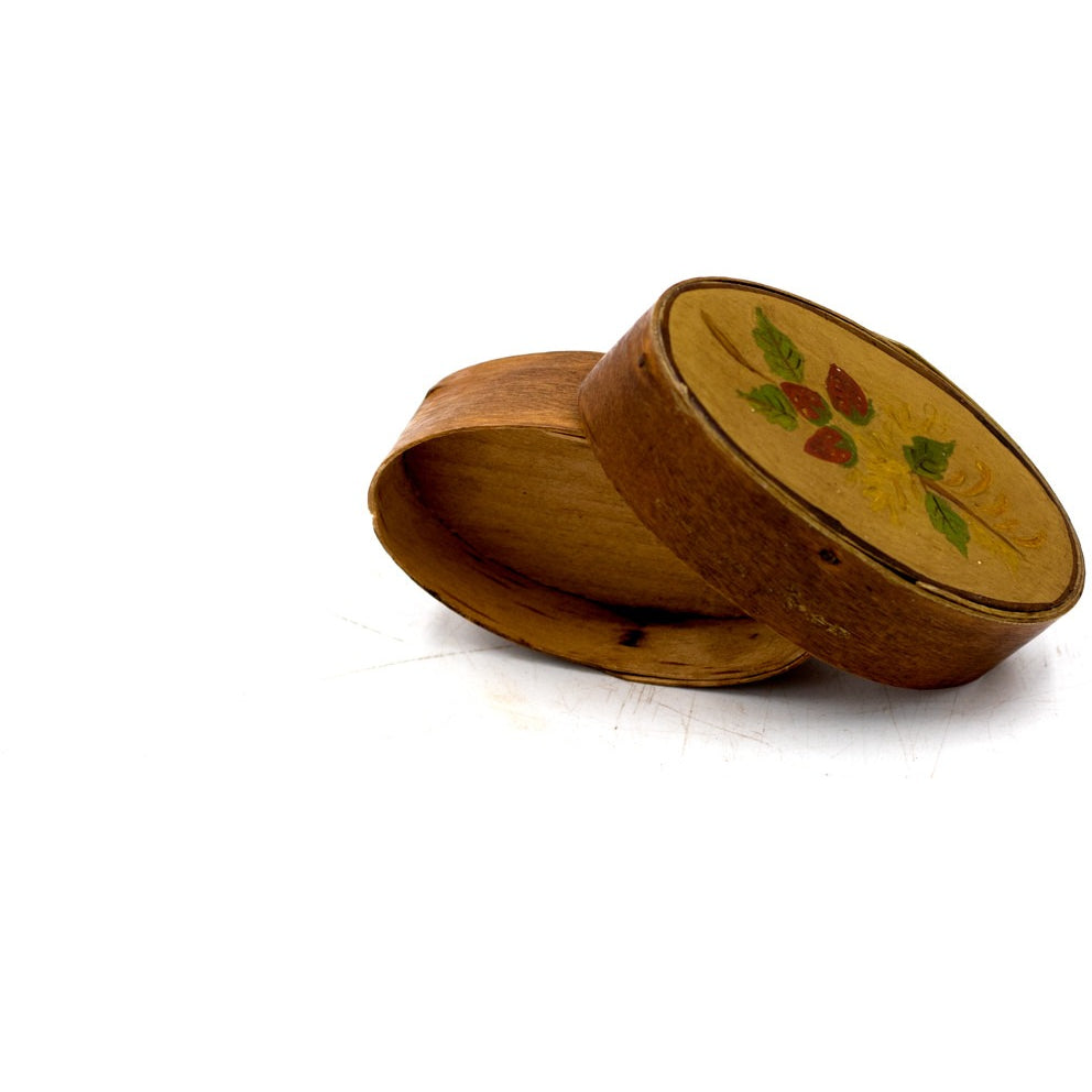 Painted Oval Shaker Box
