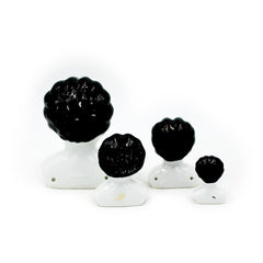 19th Century German China Doll Heads (Set of 4)