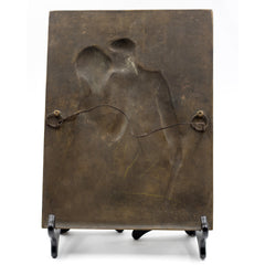 French Bronze WWi Plaque - "Merci,' A. Morlon