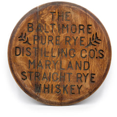 Baltimore Pure Rye Distilling Co. Barrel Lid