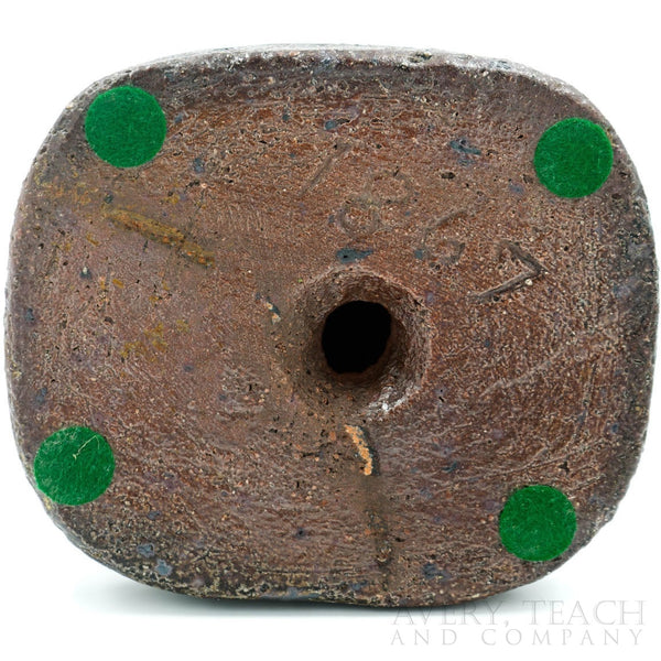 Cat Glazed Sewer Tile Sculpture - Avery, Teach and Co.