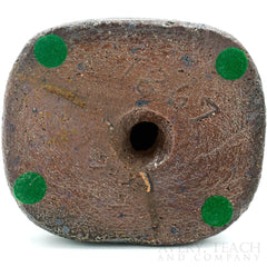 Cat Glazed Sewer Tile Sculpture - Avery, Teach and Co.