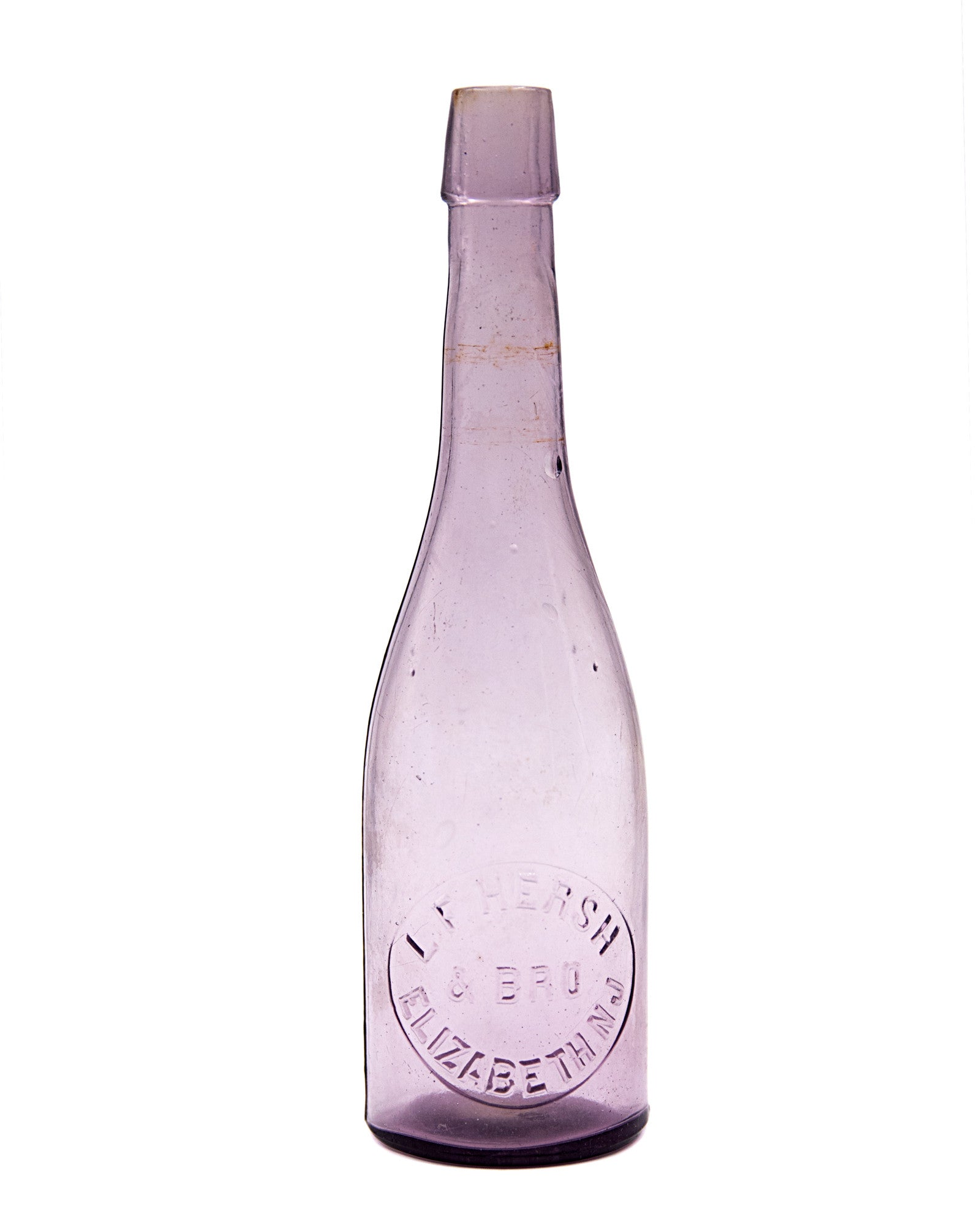 Glass Bottle - L.F. Hersh & Bro., Elizabeth, NJ