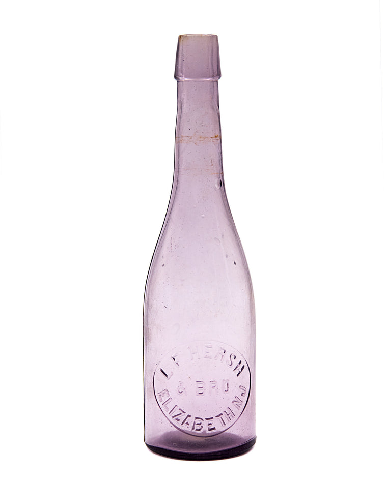 Glass Bottle - L.F. Hersh & Bro., Elizabeth, NJ