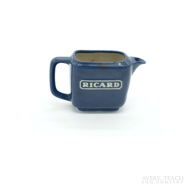 Ricard Blue Ceramic Pitcher