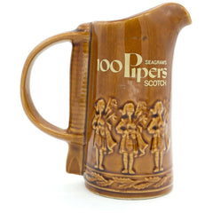 Seagrams' 100 Pipers Scotch Pitcher