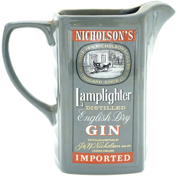 "Nicholson's Lamplighter" Gin Pitcher - Avery, Teach and Co.
