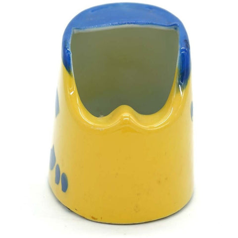 Yellow and Blue Costa Line Ashtray - Avery, Teach and Co.