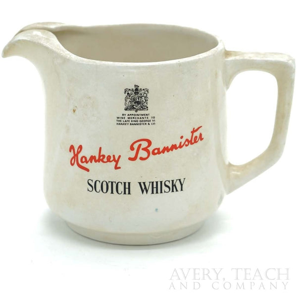 Vintage Hankey Bannister Scotch Whiskey Pitcher