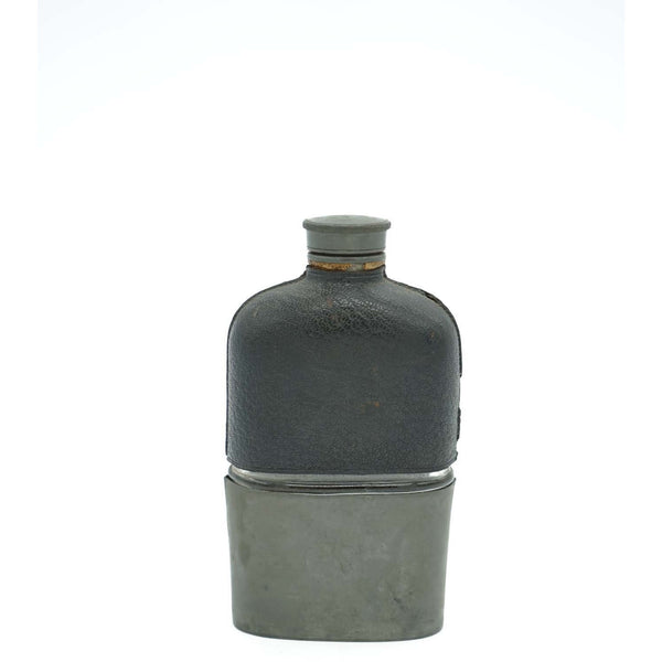 Vintage Leather Bound Canteen Flask - Avery, Teach and Co.