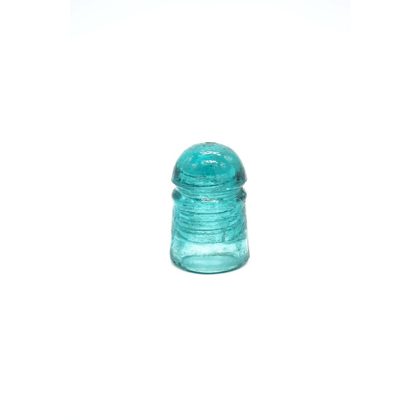 Vintage Blue Green Glass Insulator - Avery, Teach and Co.