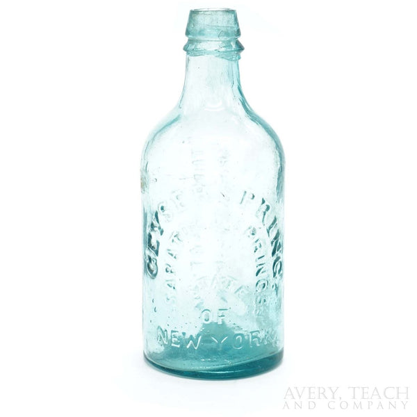 Antique "The Saratoga" Spouting Springs Mineral Water Bottle 