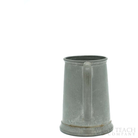 Vintage Pewter Glass Bottom Tankard - Avery, Teach and Co.